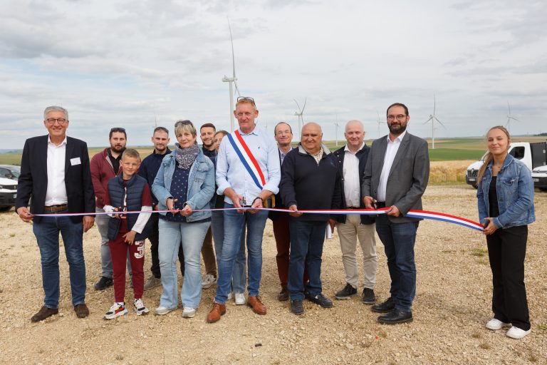 Inauguration du parc éolien de Ménil-Annelles