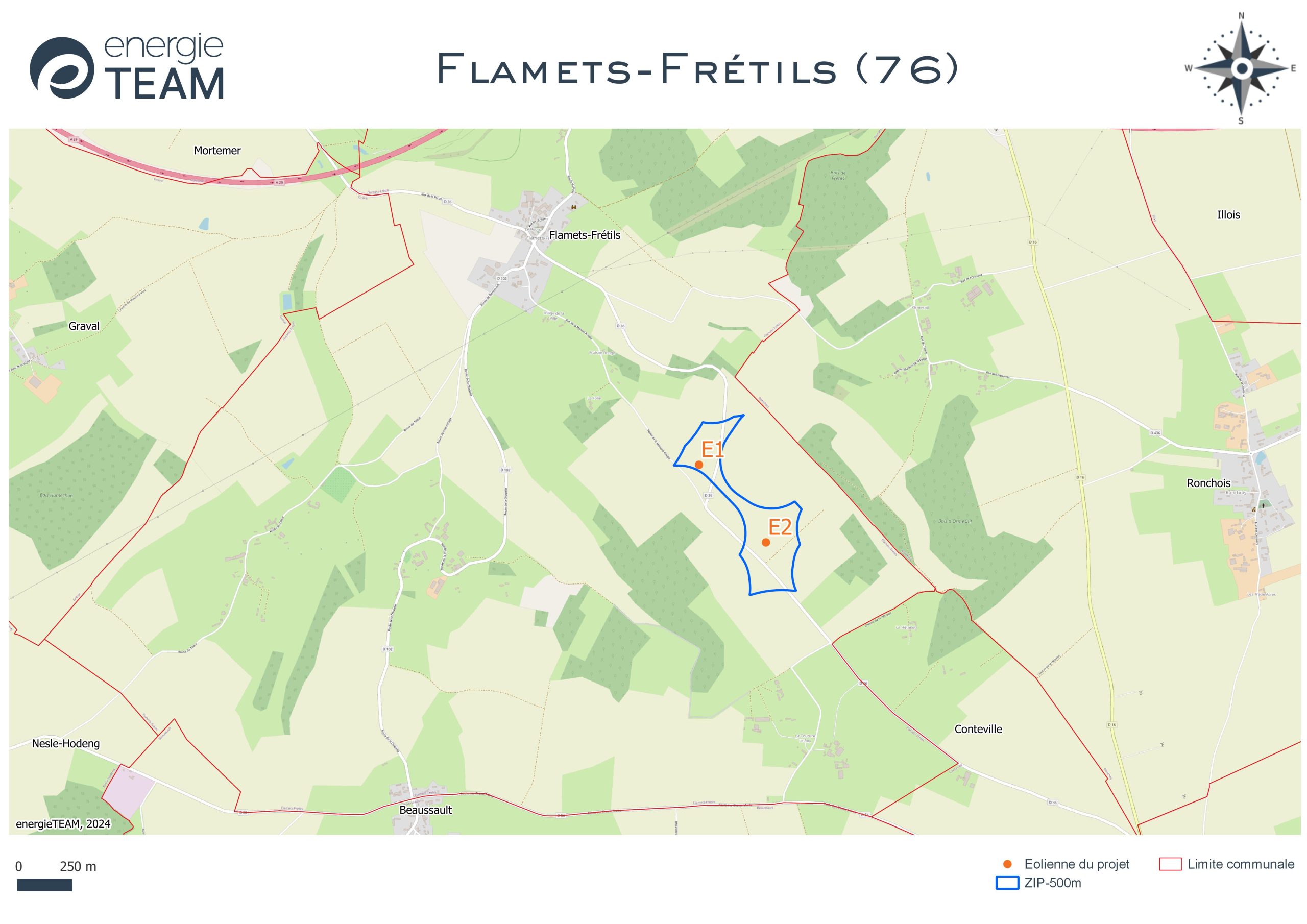 Un projet éolien sur le territoire de Flamets-frétils